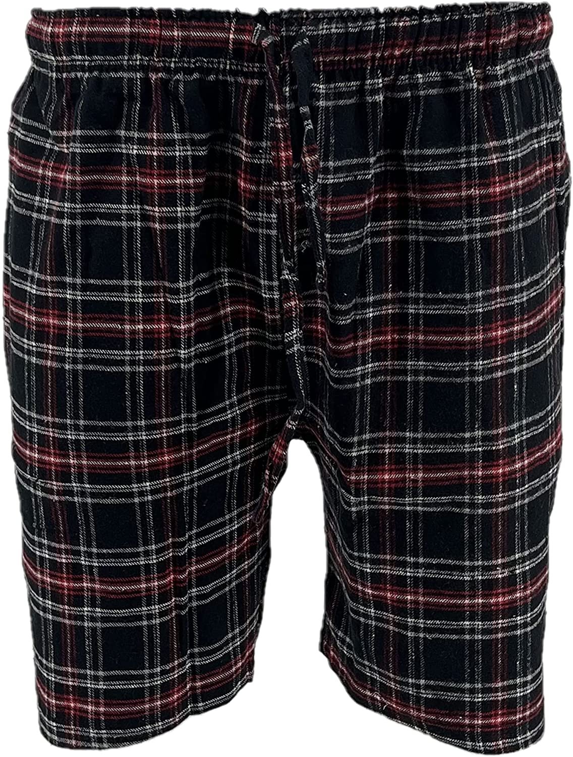 Ritzy Men's Sleep Short Pajama 100% Cotton Woven Plaid ComfortSoft B&B Checks 