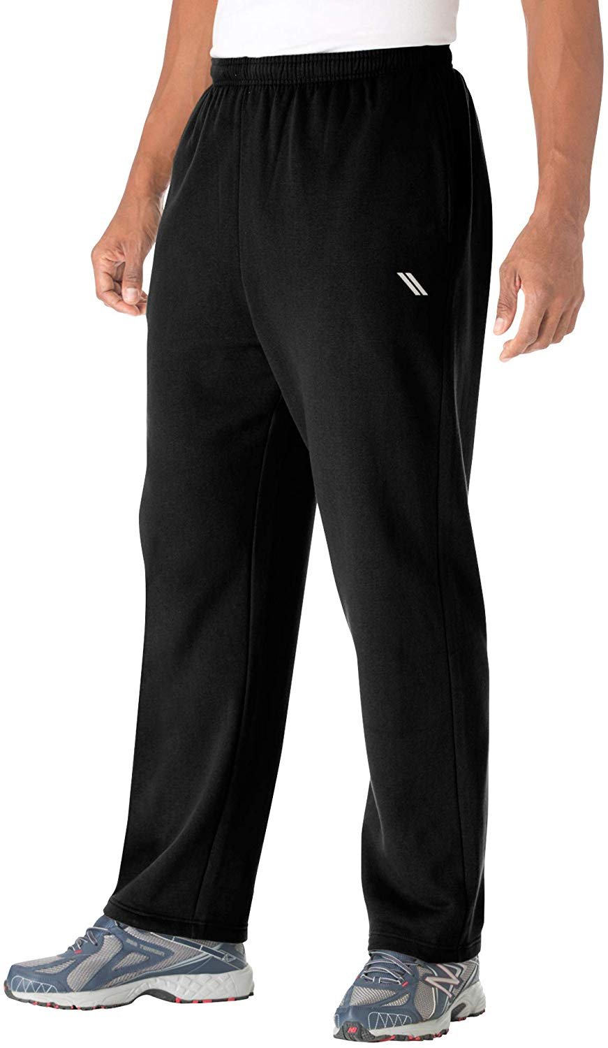men's tall open bottom sweatpants