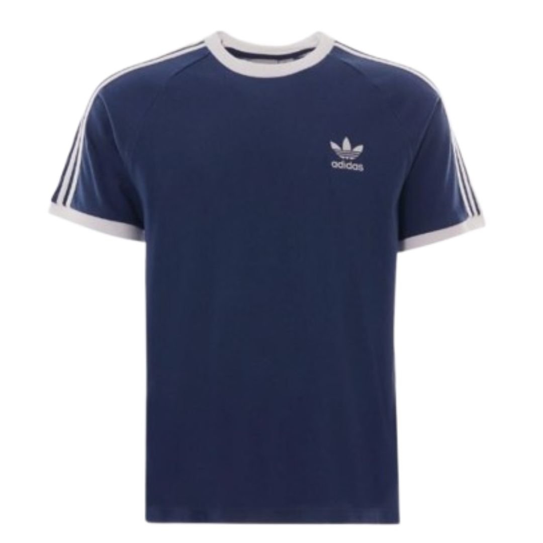 Adidas Originals California Men's T-Shirt Trefoil Retro 3-Stripes Short Sleeve - Picture 11 of 16