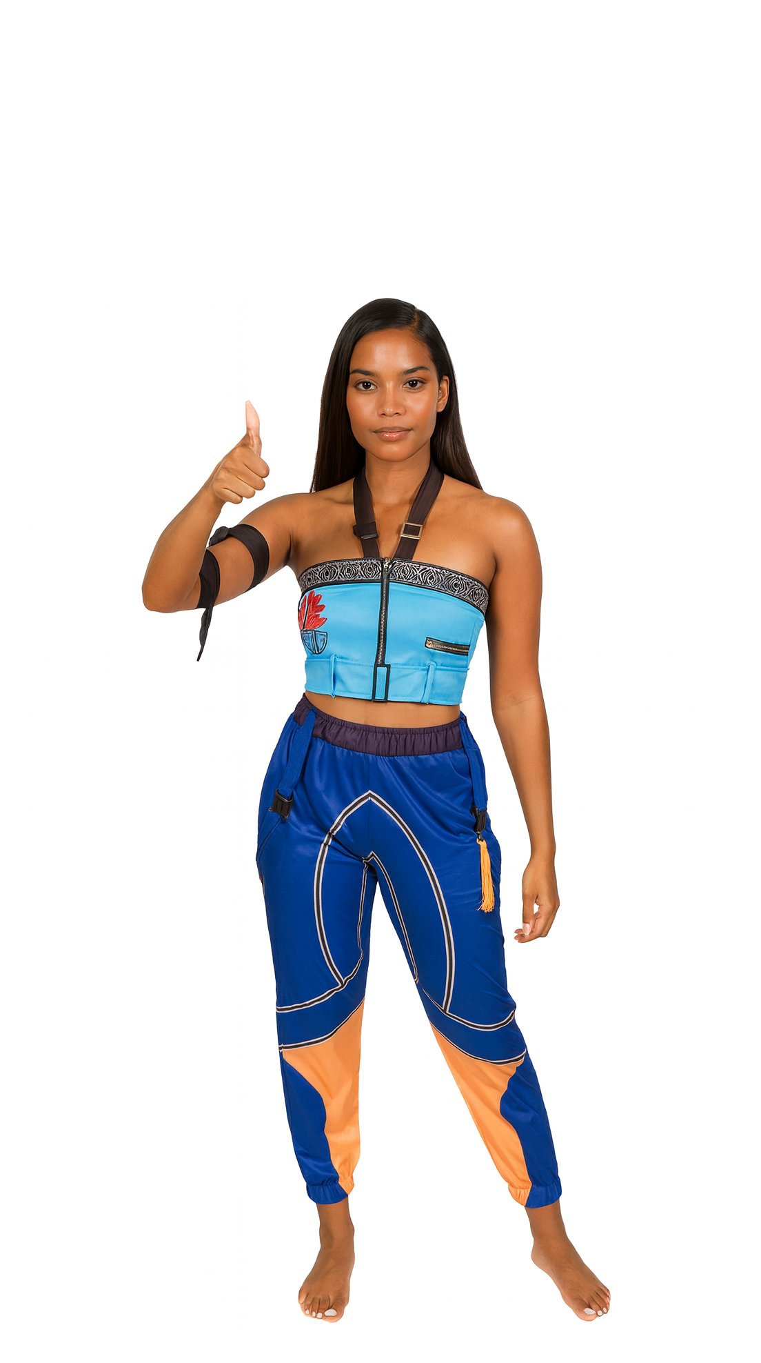Zoey Inspired Demon Hunter Cosplay Costume 3-Piece Suit Set Kids & Adults