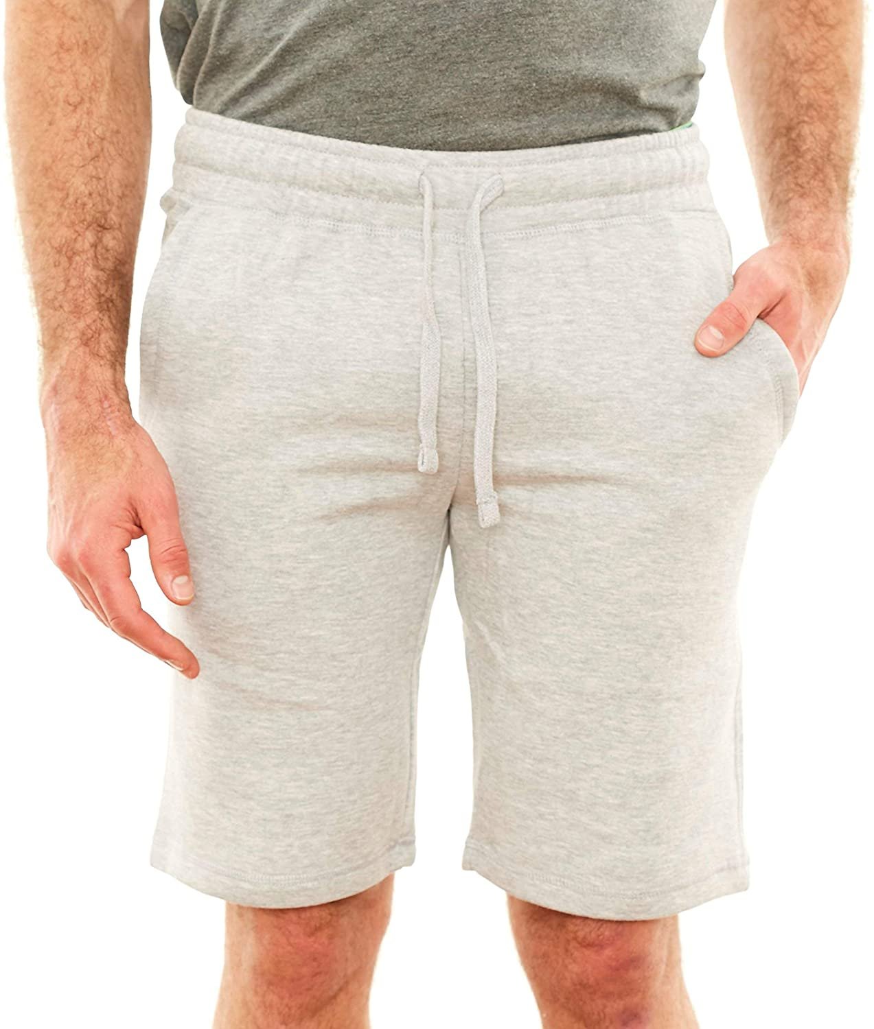 Men's Casual Lounge Shorts Cotton Elastic Active Jogger Gym Shorts with Pockets - Picture 8 of 16