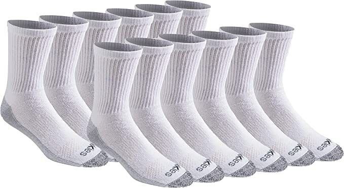 Dickies Mens Crew Work Socks Pairs Dri-Tech Extra Thick Reinforced Size 10-13 - Picture 6 of 6