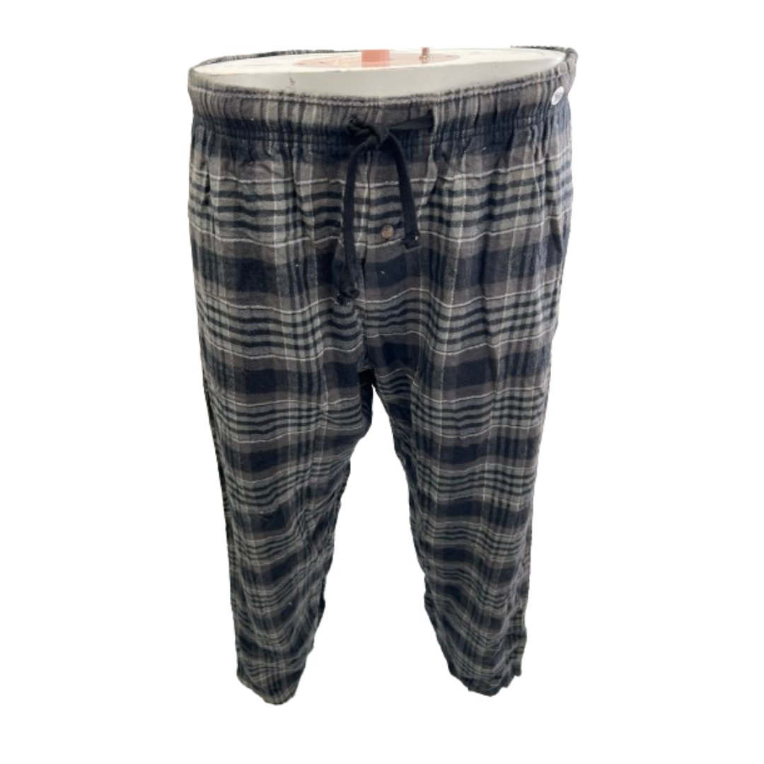 Men's Pajama Pants Flannel Cotton Blend Plaid Sleep Super Soft Lounge Bottoms PJ - Picture 25 of 29