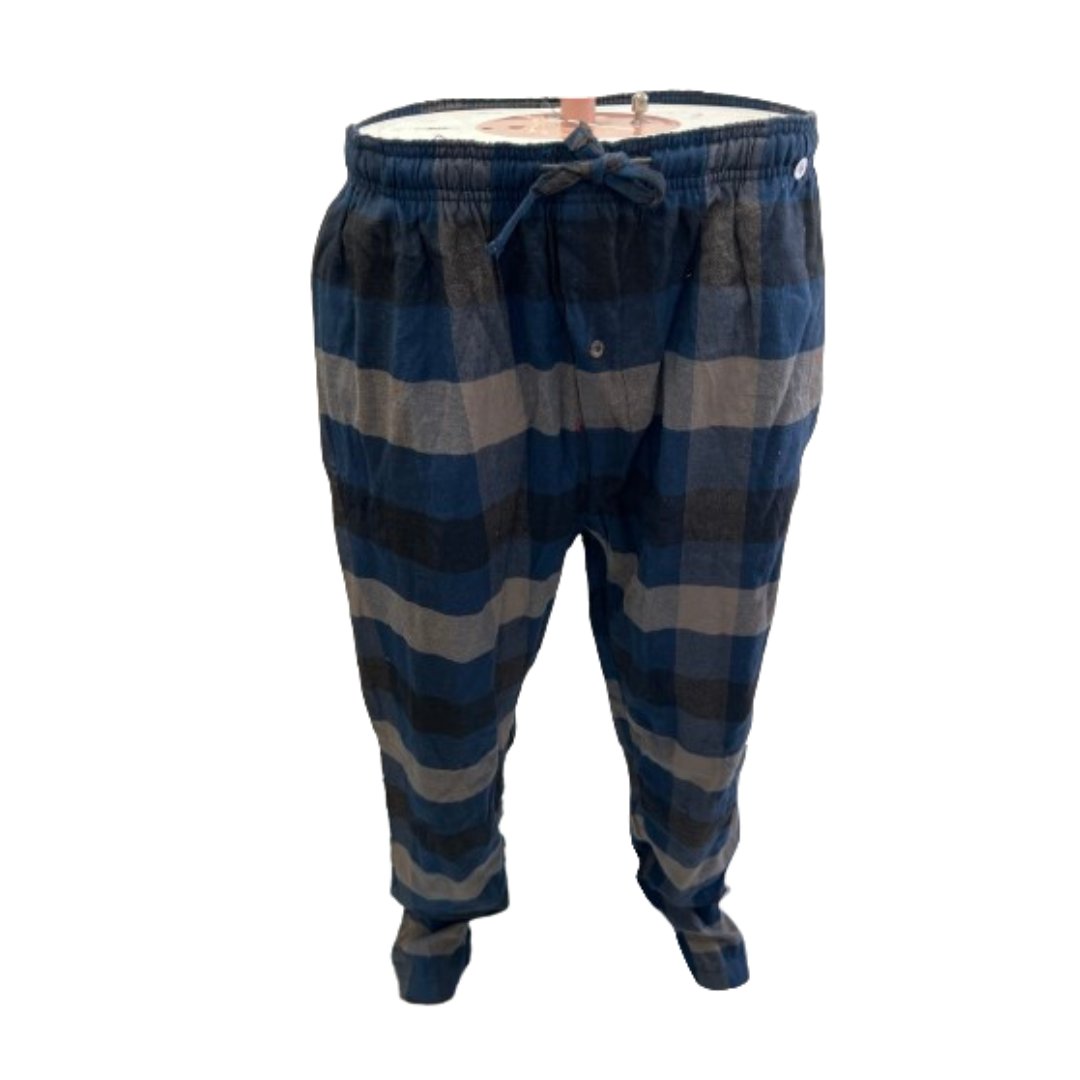 Men's Pajama Pants Flannel Cotton Blend Plaid Sleep Super Soft Lounge Bottoms PJ - Picture 26 of 29