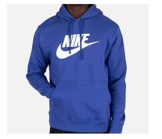 Nike Men's Hoodie Sportswear Club Fleece Active Graphic Pullover Sweatshirt