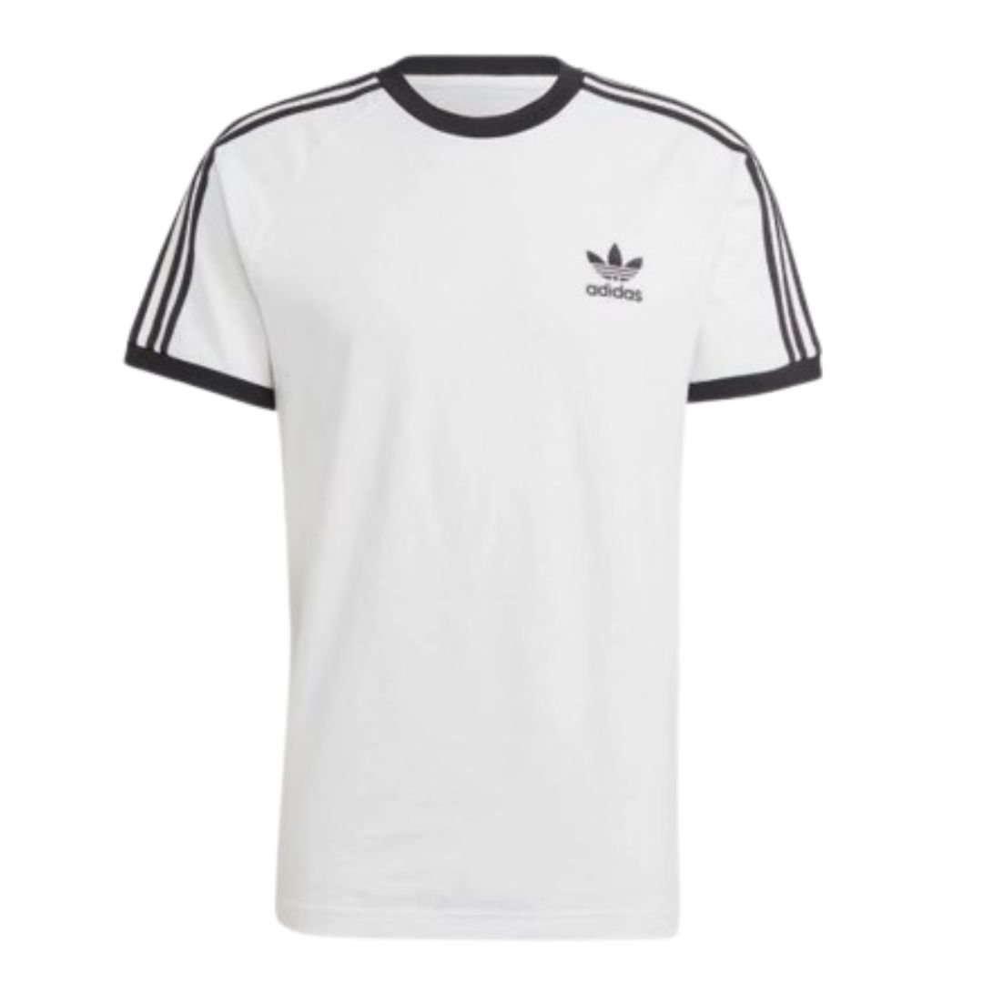 Adidas Originals California Men's T-Shirt Trefoil Retro 3-Stripes Short Sleeve - Picture 6 of 16