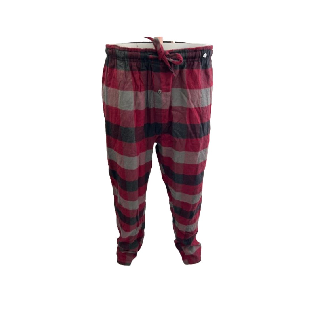 Men's Pajama Pants Flannel Cotton Blend Plaid Sleep Super Soft Lounge Bottoms PJ - Picture 22 of 29