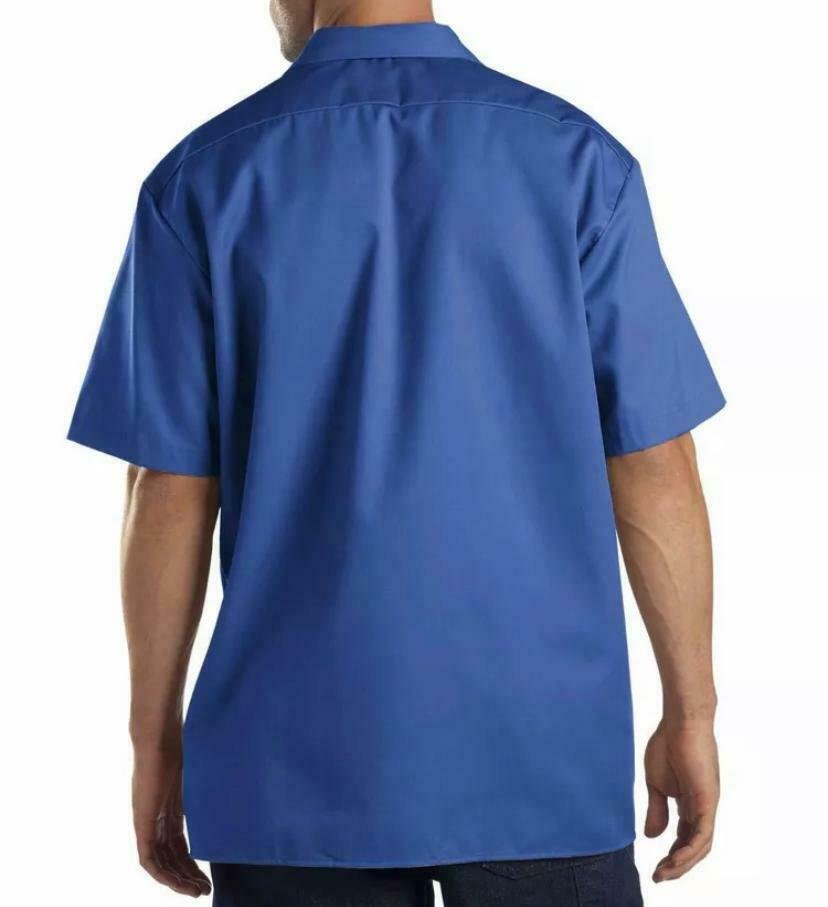 Dickies 1574 Mens Work Shirt Original Fit Button Down Short Sleeve ...