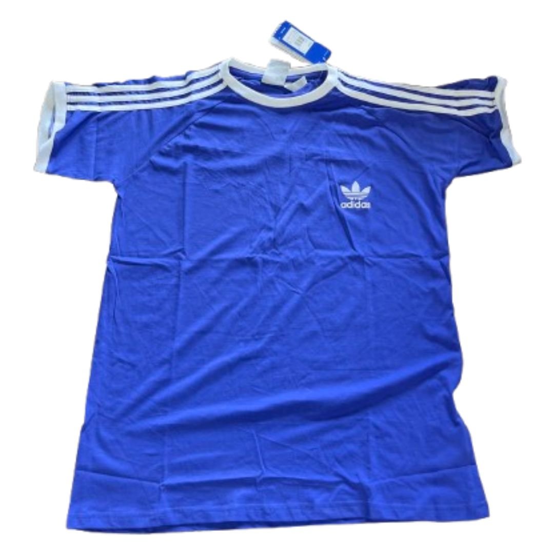 Adidas Originals California Men's T-Shirt Trefoil Retro 3-Stripes Short Sleeve - Picture 4 of 16