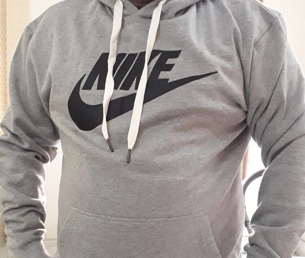 Nike Men's Hoodie Sportswear Club Fleece Active Graphic Pullover Sweatshirt