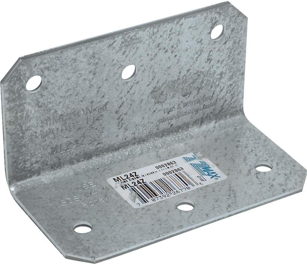 Simpson Strong Tie ML24Z ZMAX Galvanized 12-Gauge 2 in. x 4 in