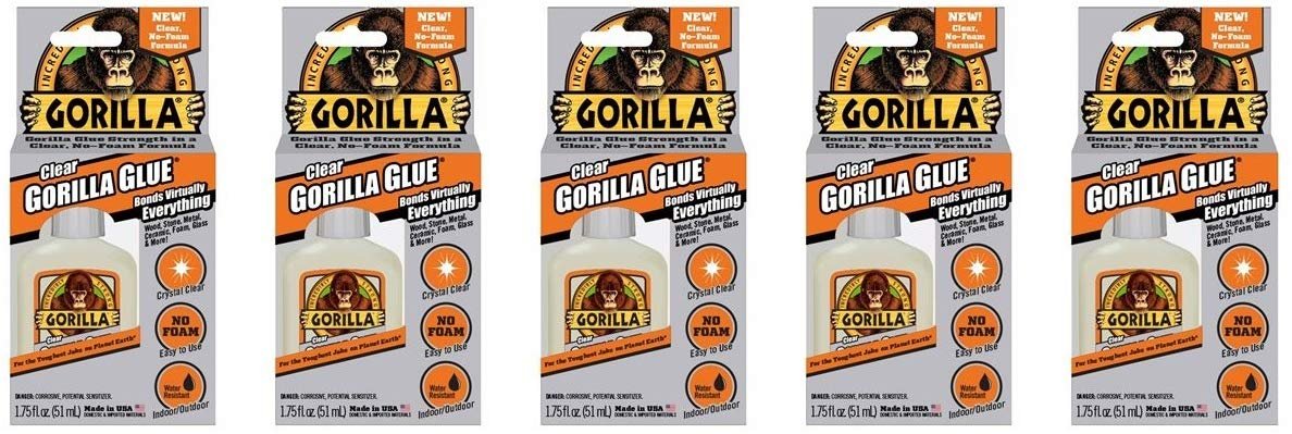 Gorilla 4500104-4 Glue, 1.75 oz, Clear 1-Pack