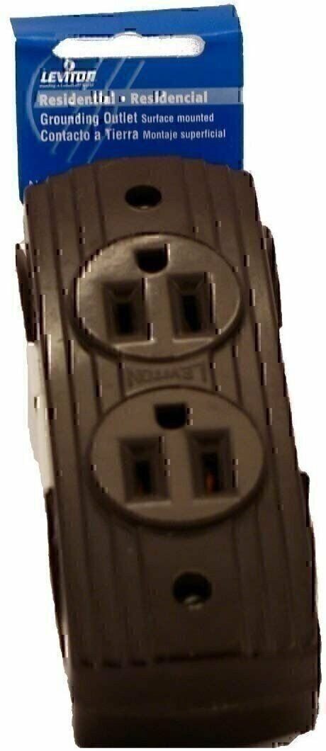 Leviton 5238 15 Amp 125 Volt, Lev-O-Let Receptacle Duplex - Picture 1 of 1