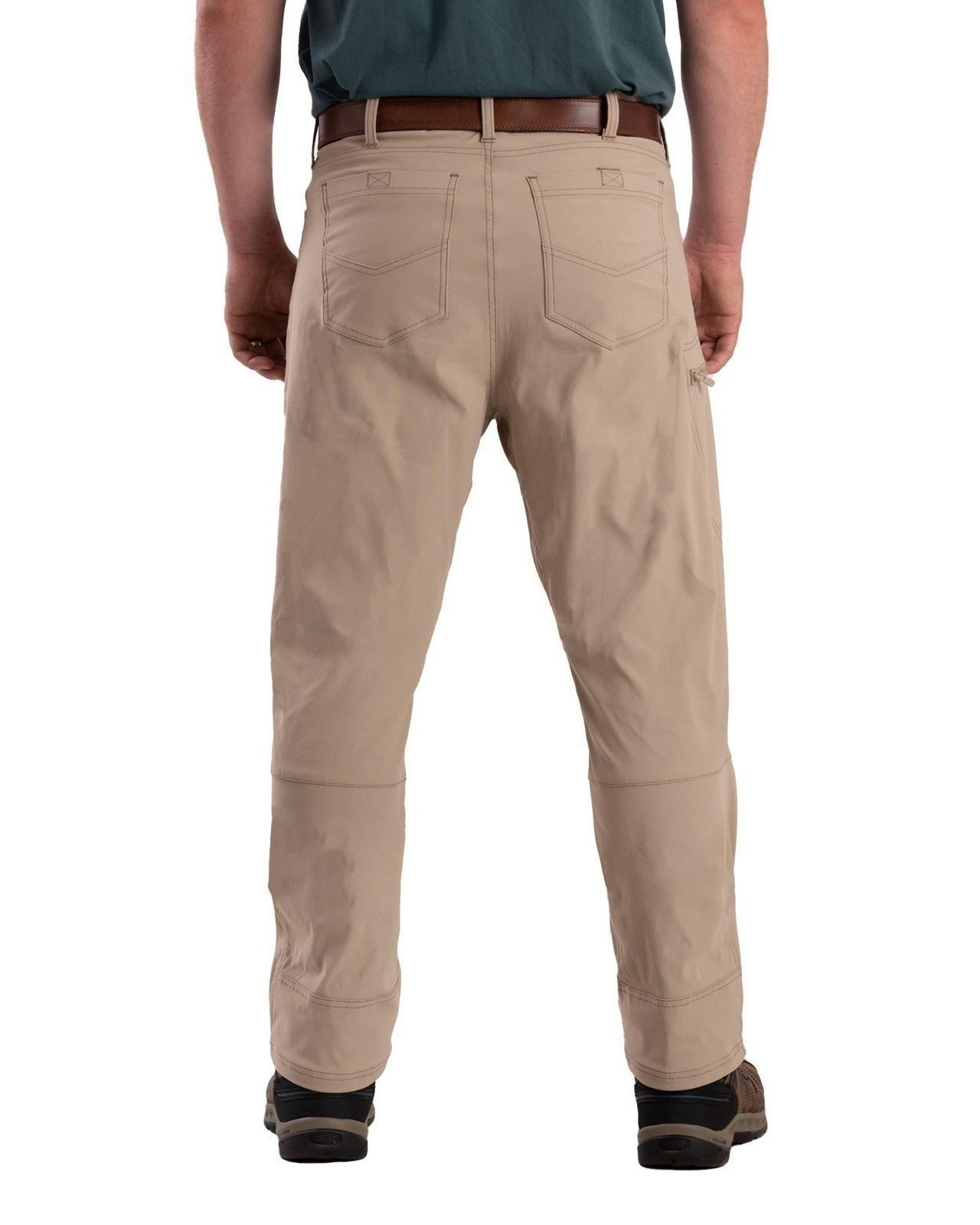 Berne Men's Lightweight Flex Pro Pant, 36 x 32, Beige