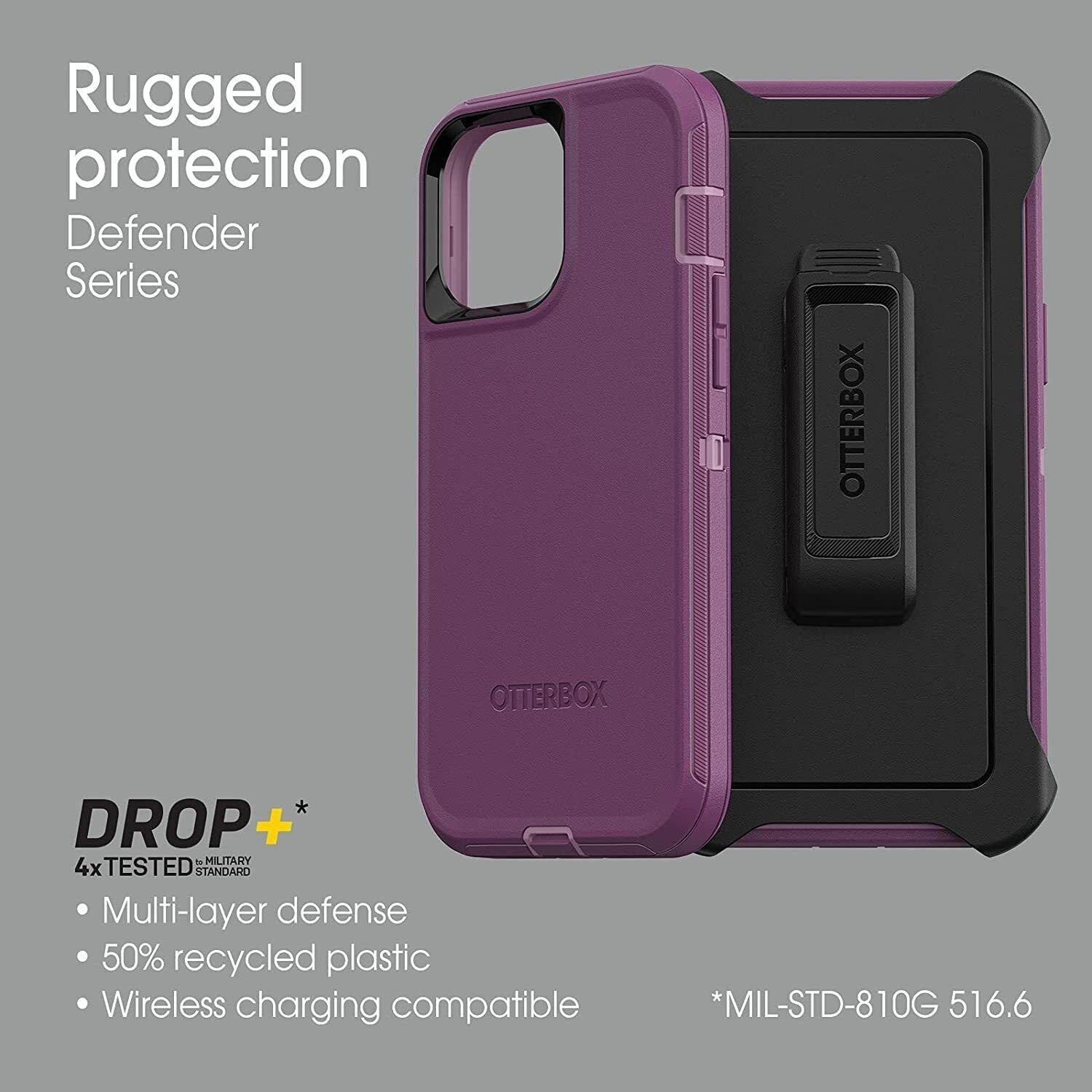 OtterBox Defender Series Case & Holster for iPhone 13 Pro Max &12 Pro Max (Only)