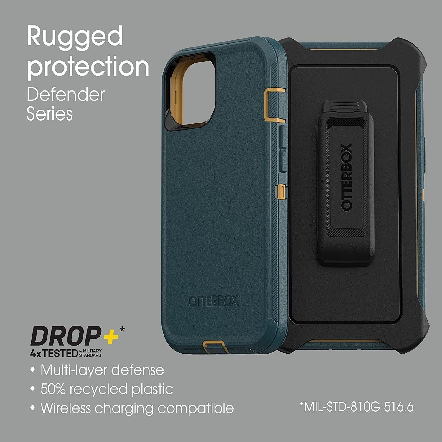 OtterBox Defender Series Case & Holster for iPhone 13 (Only)