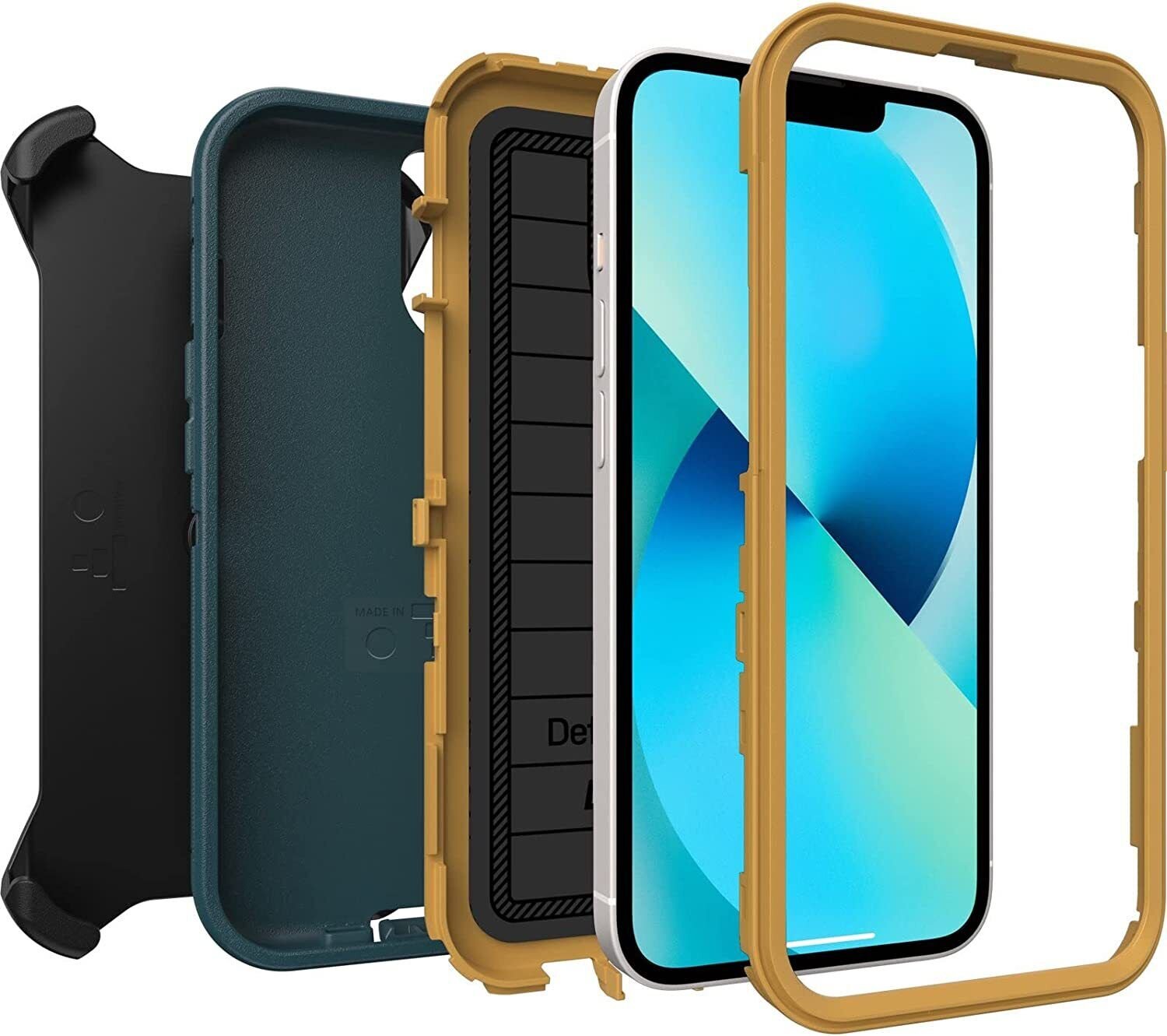 OtterBox Defender Series Pro Case & Holster for iPhone 13 (Only) - Picture 37 of 39