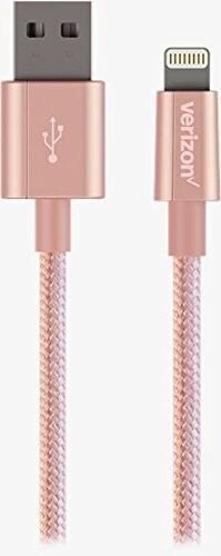 Verizon Braided Charge Data Cable for iPhone 14/13/12/11/XS/XR/Pro/Max - Picture 12 of 13