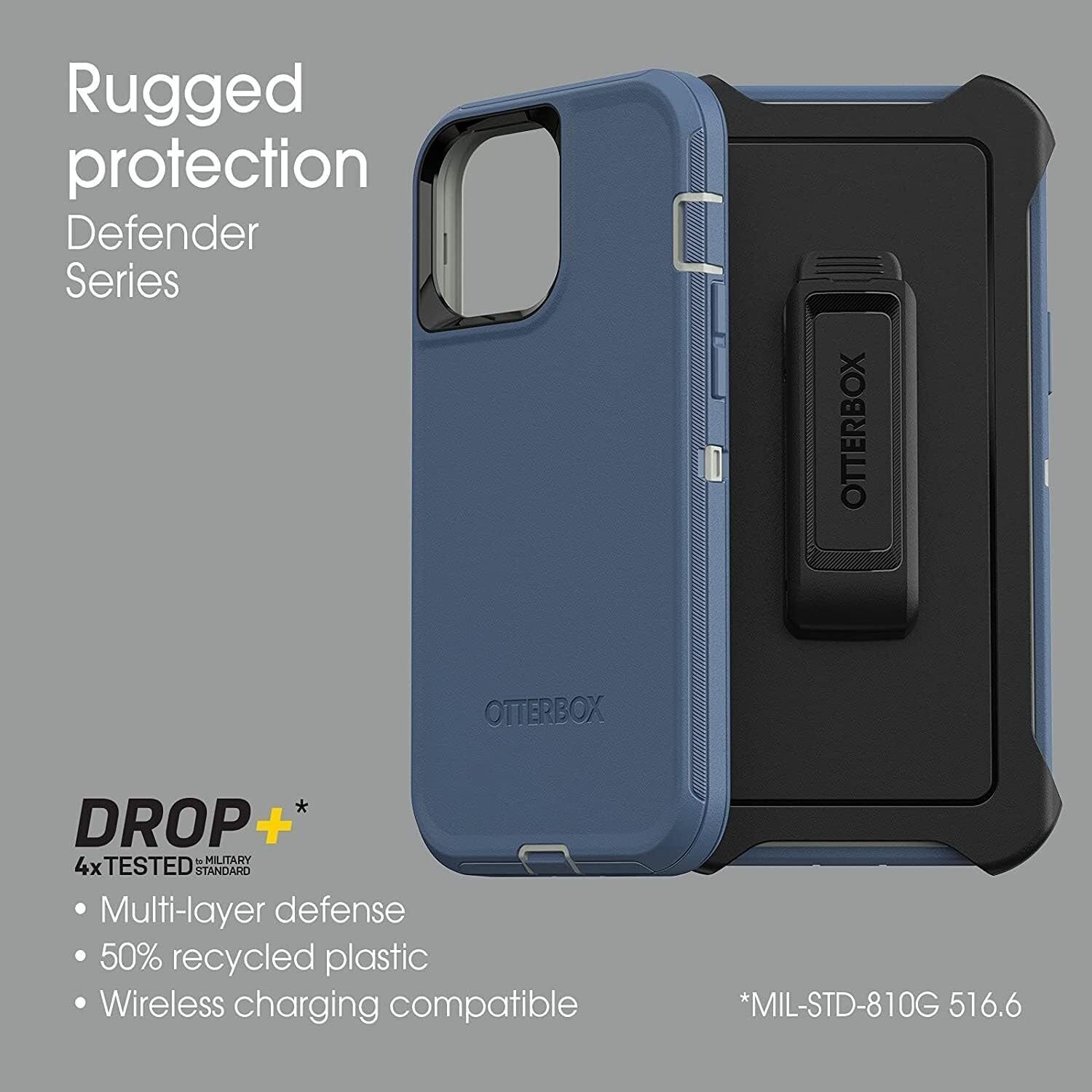 OtterBox Defender Series Case & Holster for iPhone 13 Pro Max &12 Pro Max (Only)