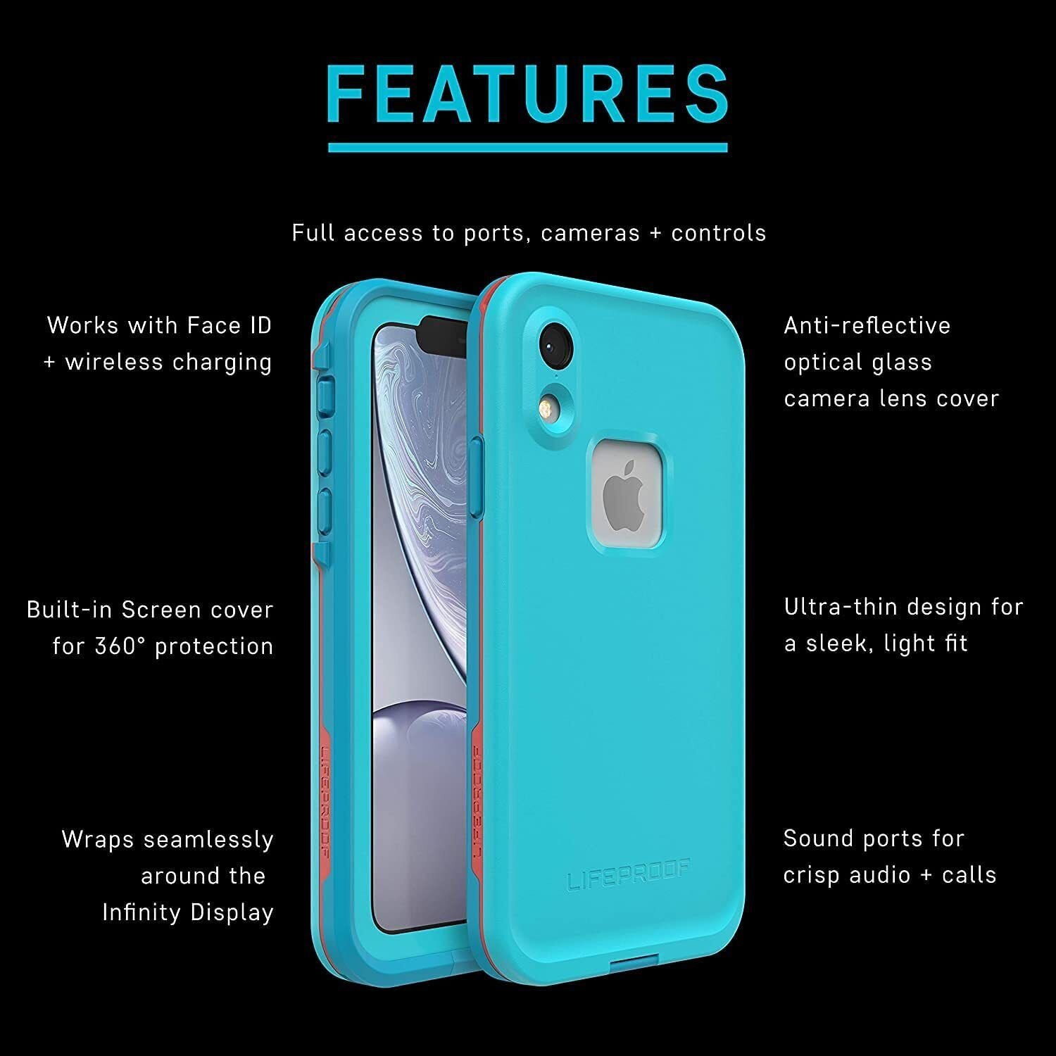 LifeProof FRĒ Series Waterproof Case for iPhone XR (Only) | eBay