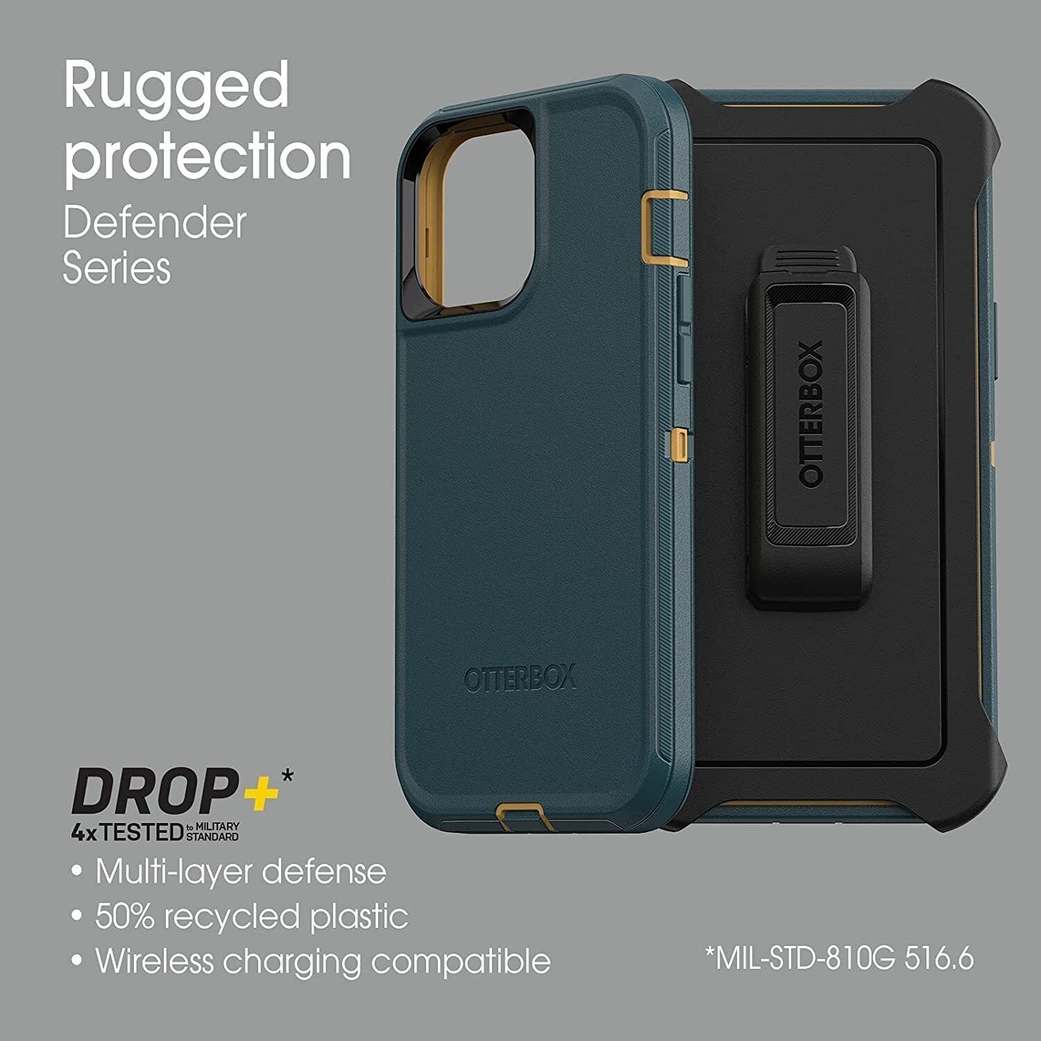 OtterBox Defender Series Case & Holster for iPhone 13 Pro Max &12 Pro Max (Only)