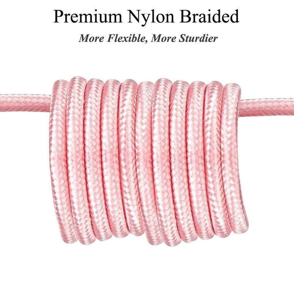 Verizon Braided Charge Data Cable for iPhone 14/13/12/11/XS/XR/Pro/Max - Picture 8 of 13