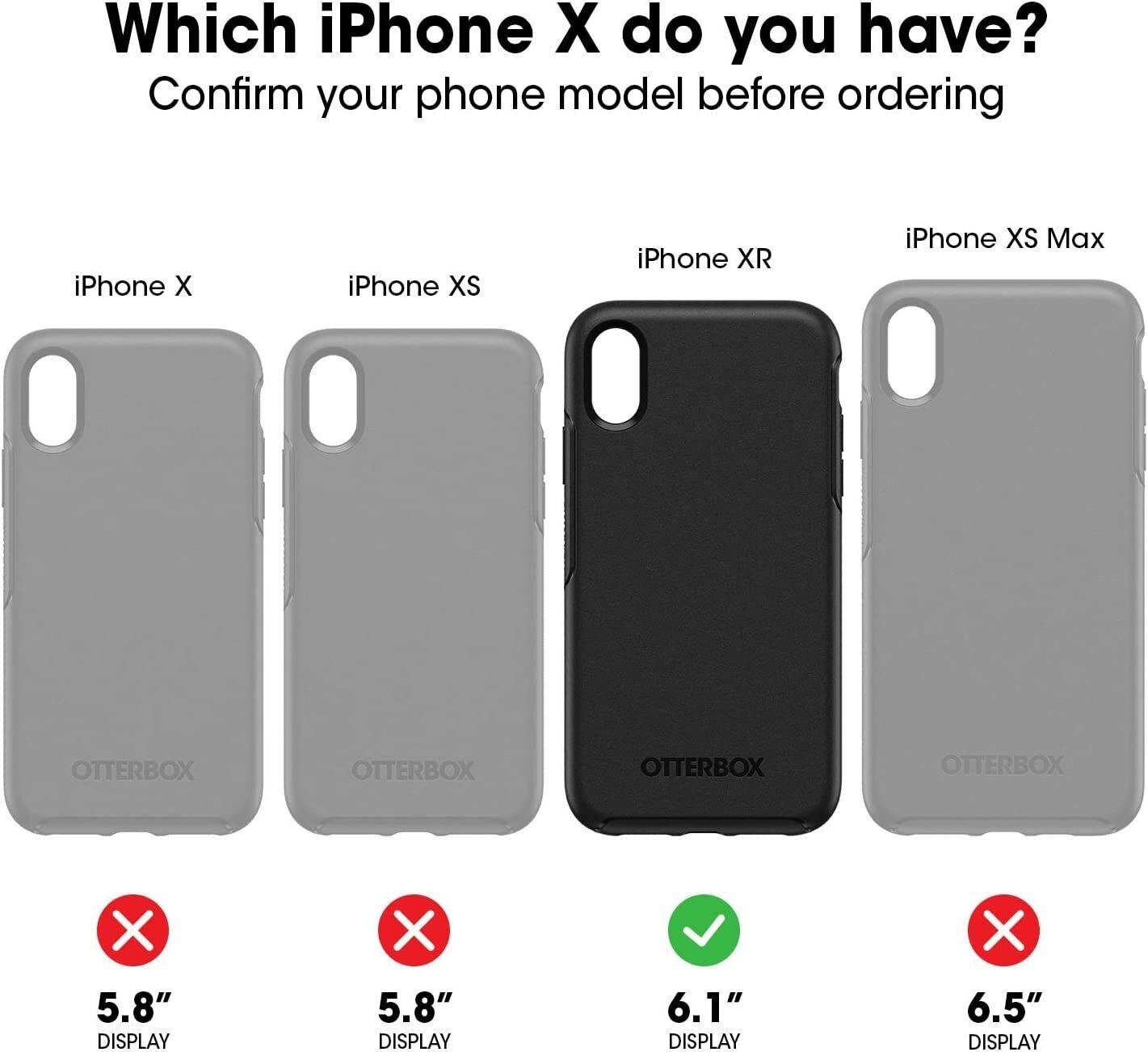 OtterBox Symmetry Series Slim Case for iPhone XR (Only) - Picture 41 of 67