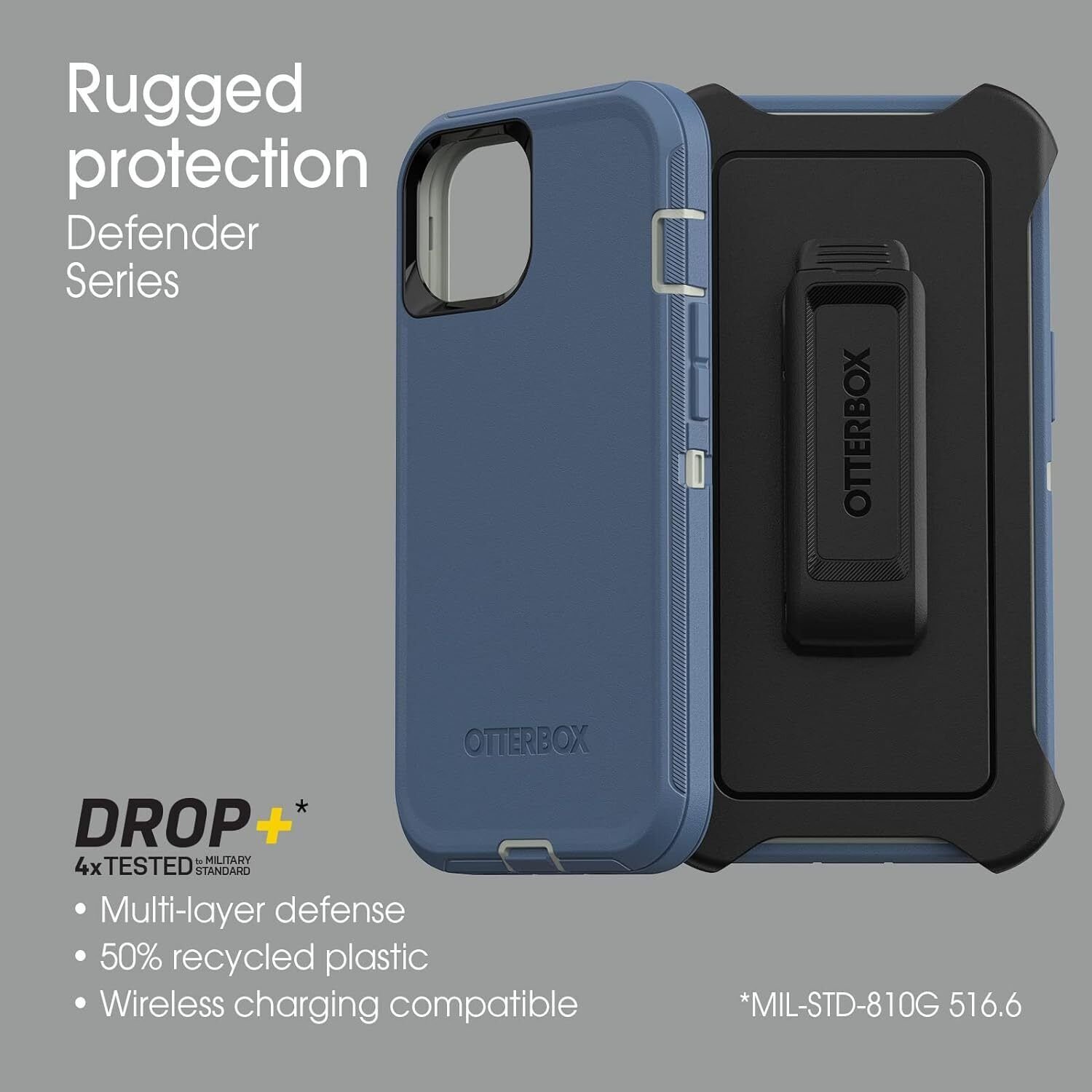 OtterBox Defender Series Case & Holster for iPhone 13 (Only)