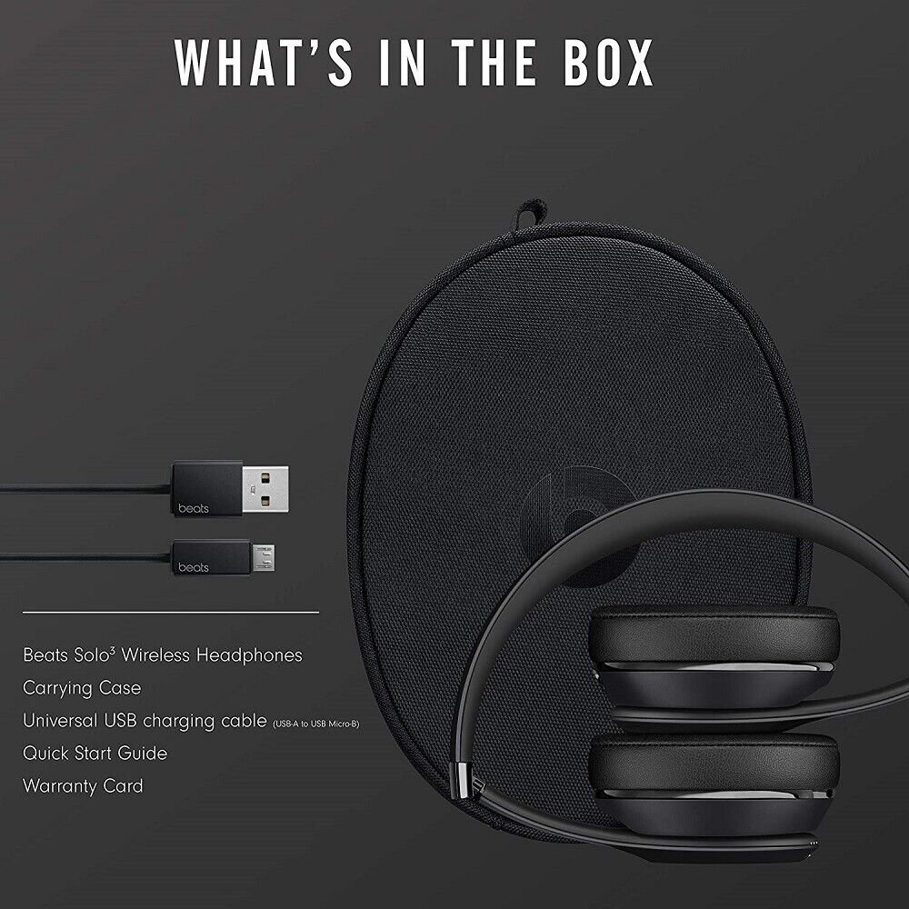 野*ス様 未使用　Beats Solo3 Wireless ブラック Beats Solo3 Wireless Headphones - Black | Sweetwater