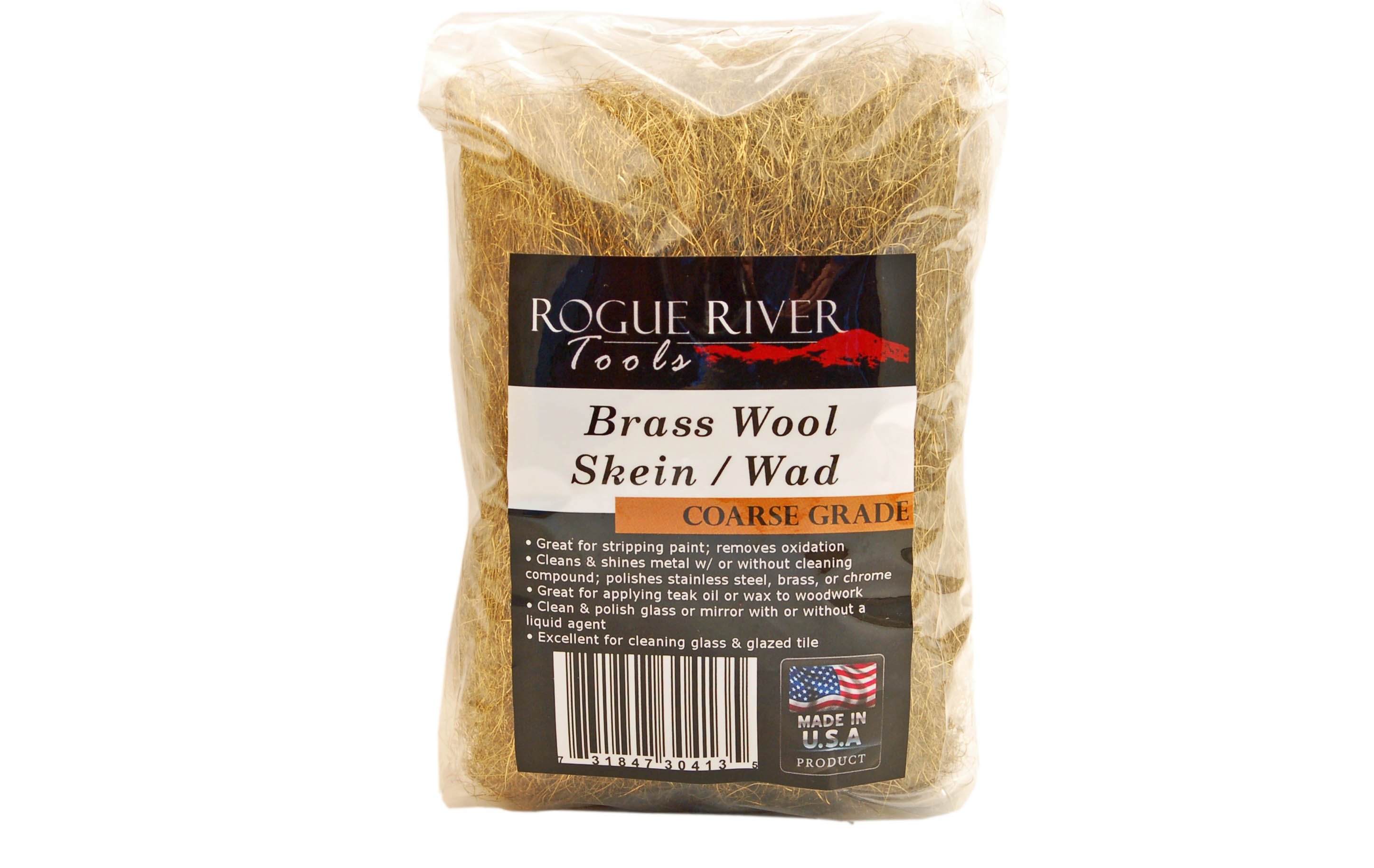 Messingwolle (3,5 Unzen Kein/Pad) - von Rogue River Tools. WÄHLEN SIE GRAD! - Made in USA - Bild 7 von 8