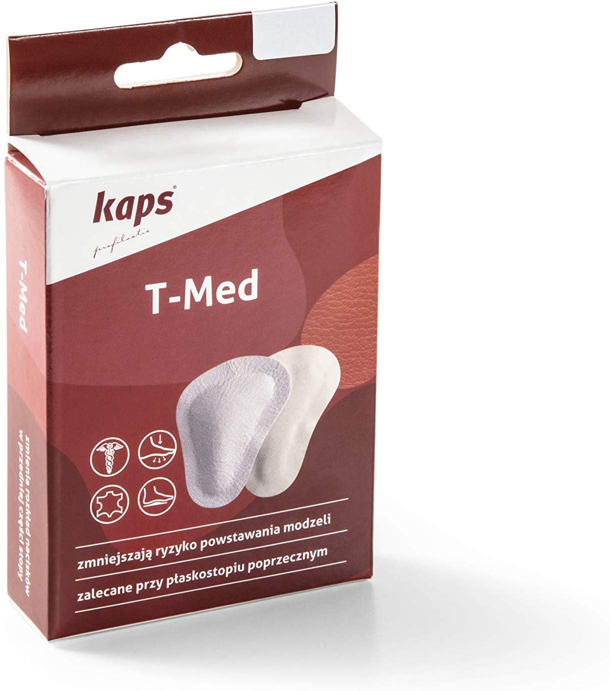 Soporte metatarsiano en forma de T, almohadilla ortopédica ortopédica en forma de T para hombres y... - Imagen 9 de 12