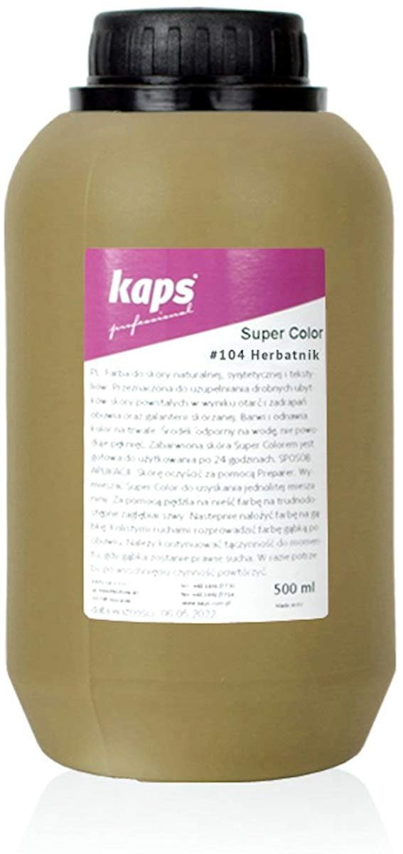 Vernice colorante per tessuti in pelle naturale e sintetica, super colore, 16,9 fl. Oz. - Foto 25 di 91