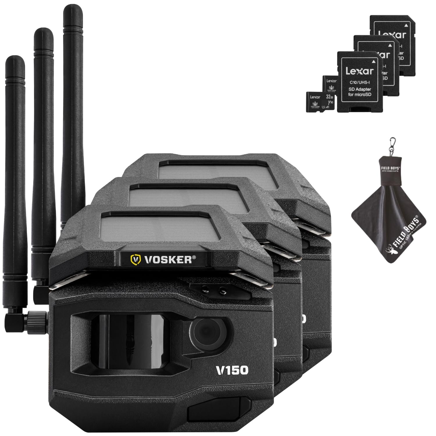 Vosker V150 Solar-Powered LTE Cellular Home Security Outdoor Camera | Motion…
