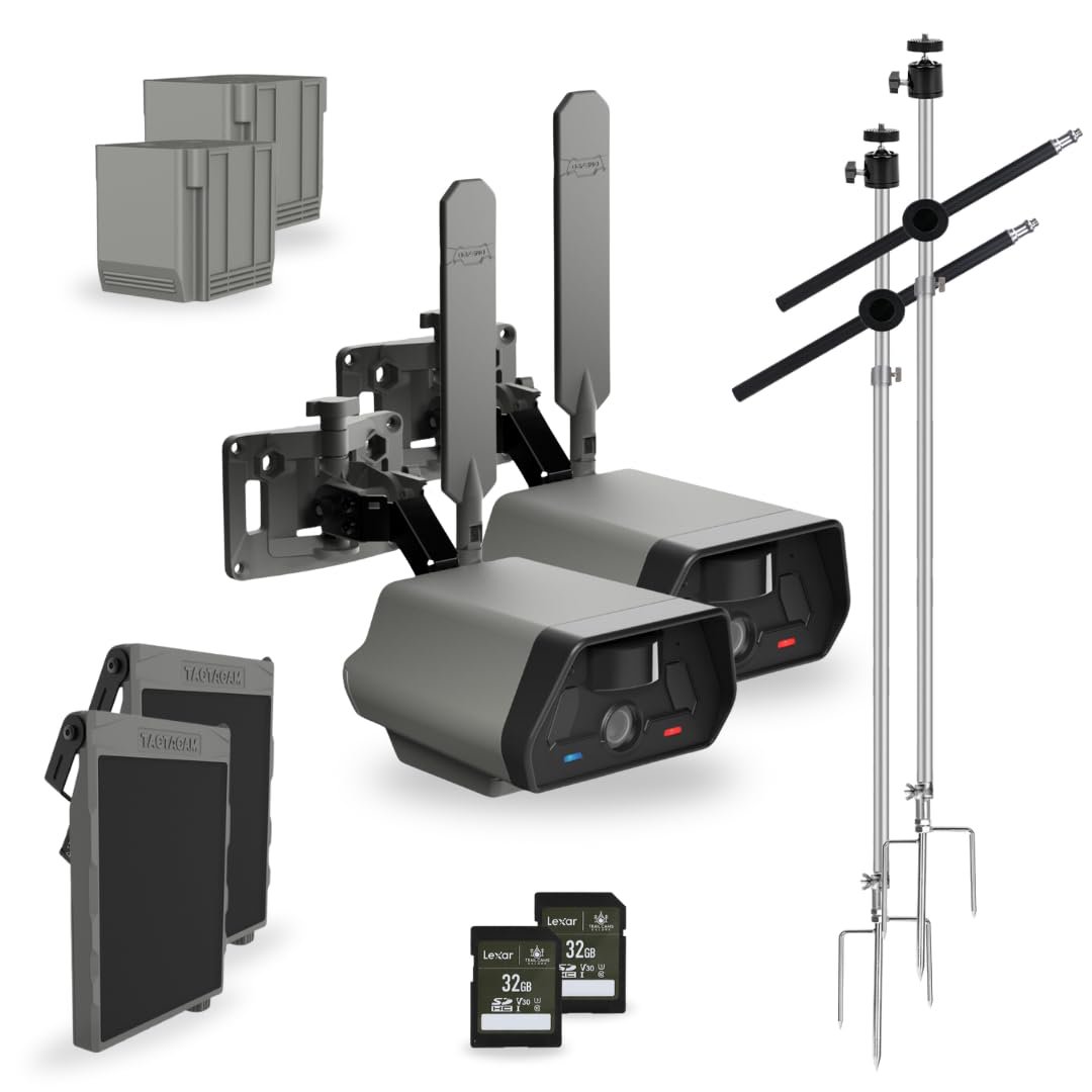 TACTACAM Defend Cellular Security Camera - No WiFi Required - Motion...