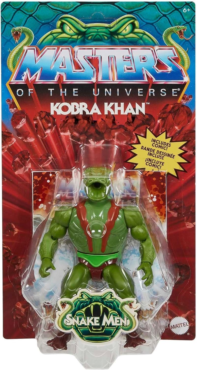 Character Name:Kobra Khan:Masters of the Universe MOTU Origins 5.5-in ALL Action Figures *Shipped in Box*