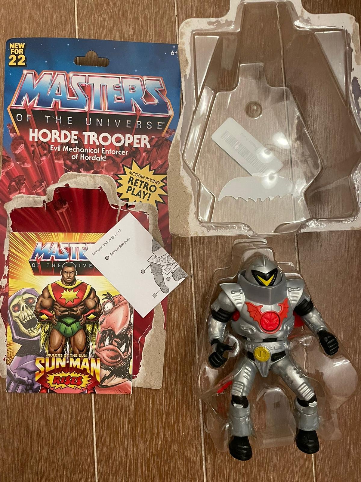 Character Name:Horde Trooper - Damaged packaging:Masters of the Universe MOTU Origins 5.5-in ALL Action Figures *Shipped in Box*