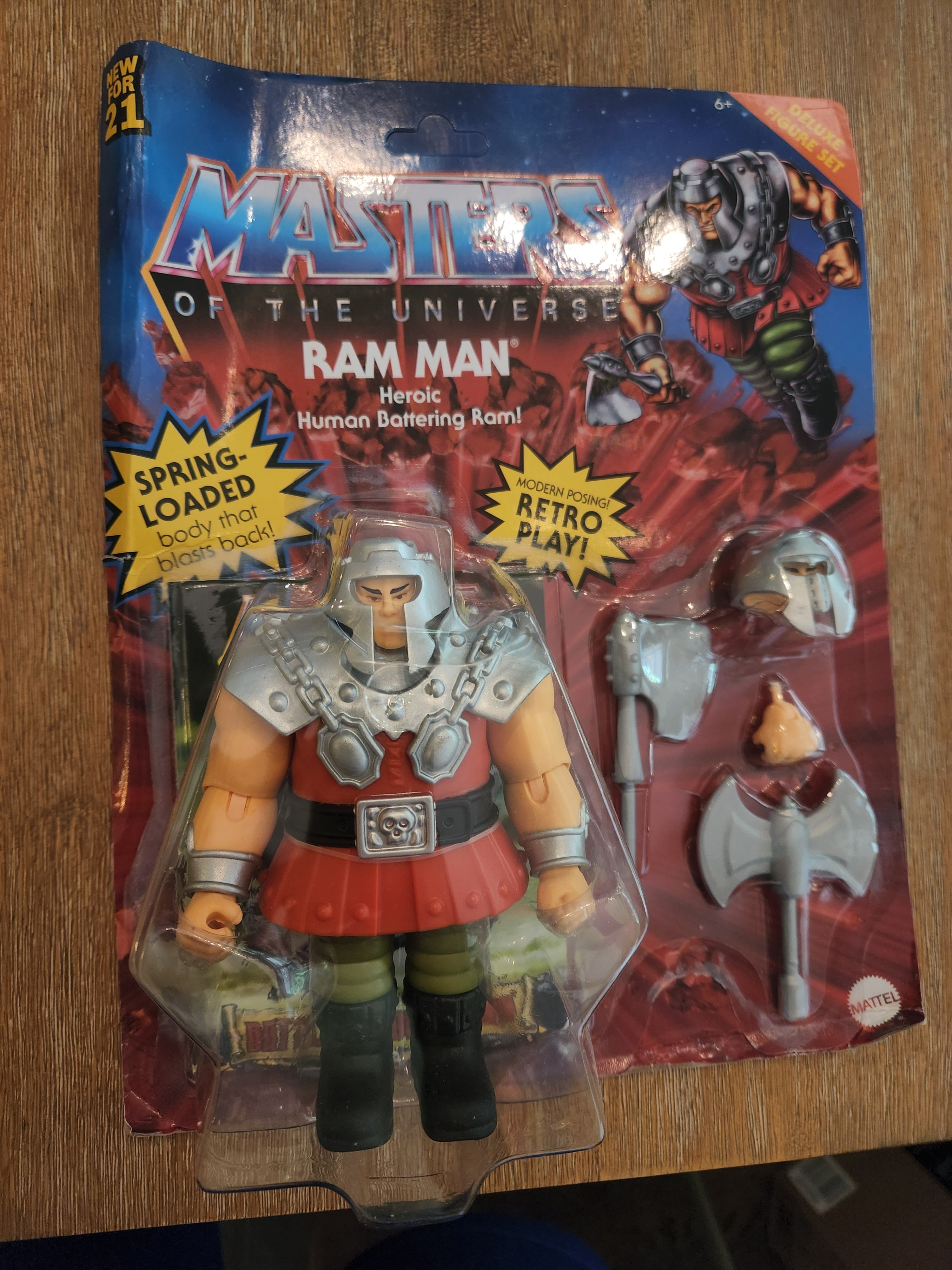 Character Name:Ram Man Damaged Packaging:Masters of the Universe MOTU Origins 5.5-in ALL Action Figures *Shipped in Box*