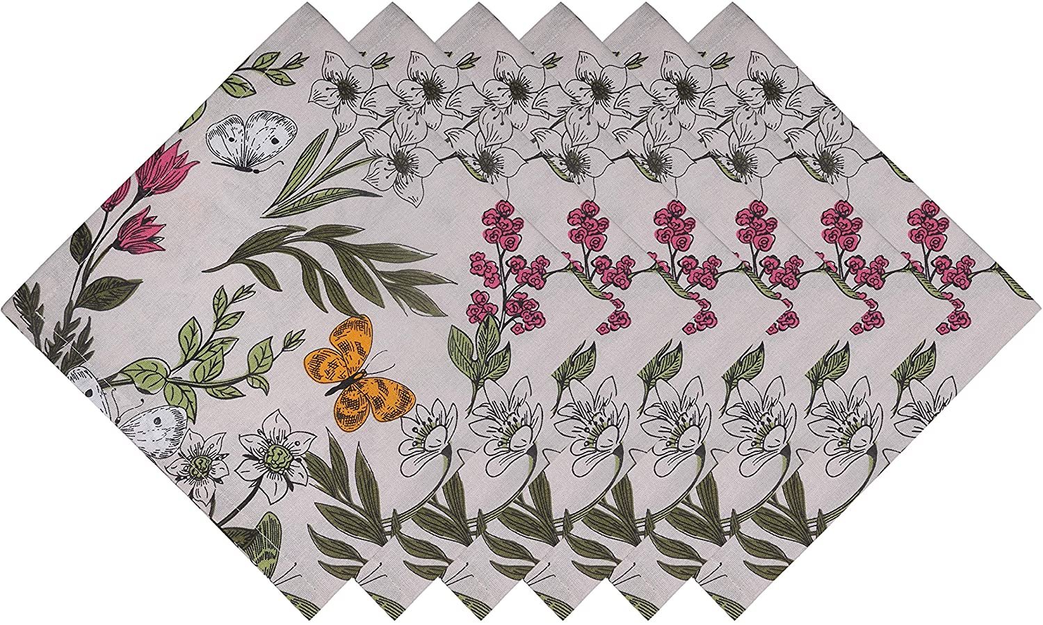 Servilletas de mesa Yourtableth 100 % algodón - servilletas suaves y vibrantes... - Imagen 9 de 9
