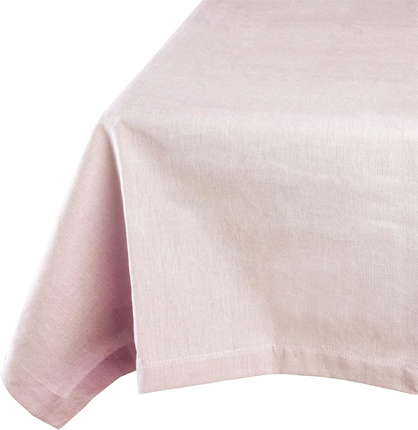 Yourtablecloth Chambray Tablecloth (Rose, 60 x 84 Rectangle / Oblong) - Picture 13 of 13