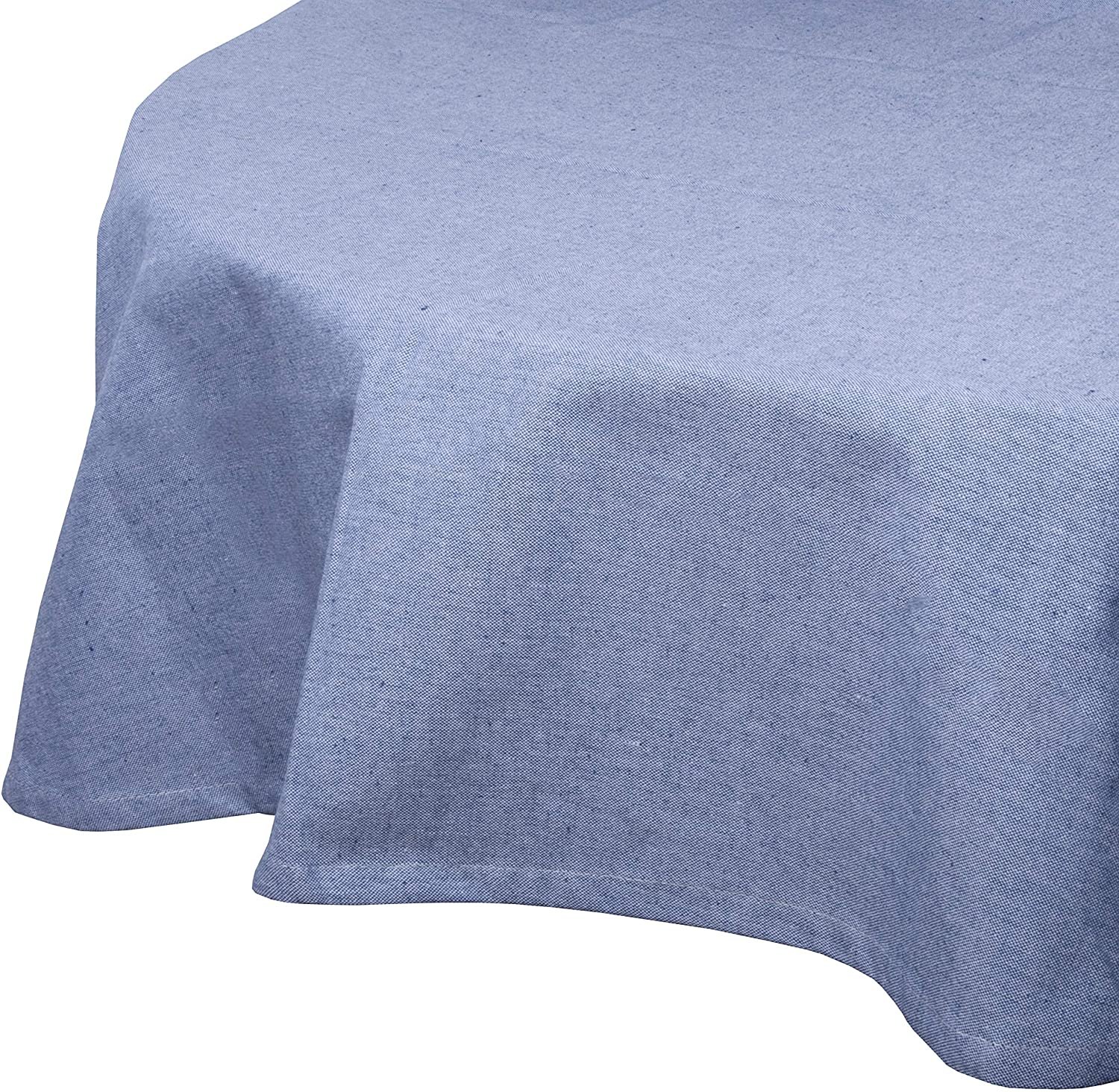 Yourtablecloth Chambray Round Tablecloth (Rose, 70" Round)