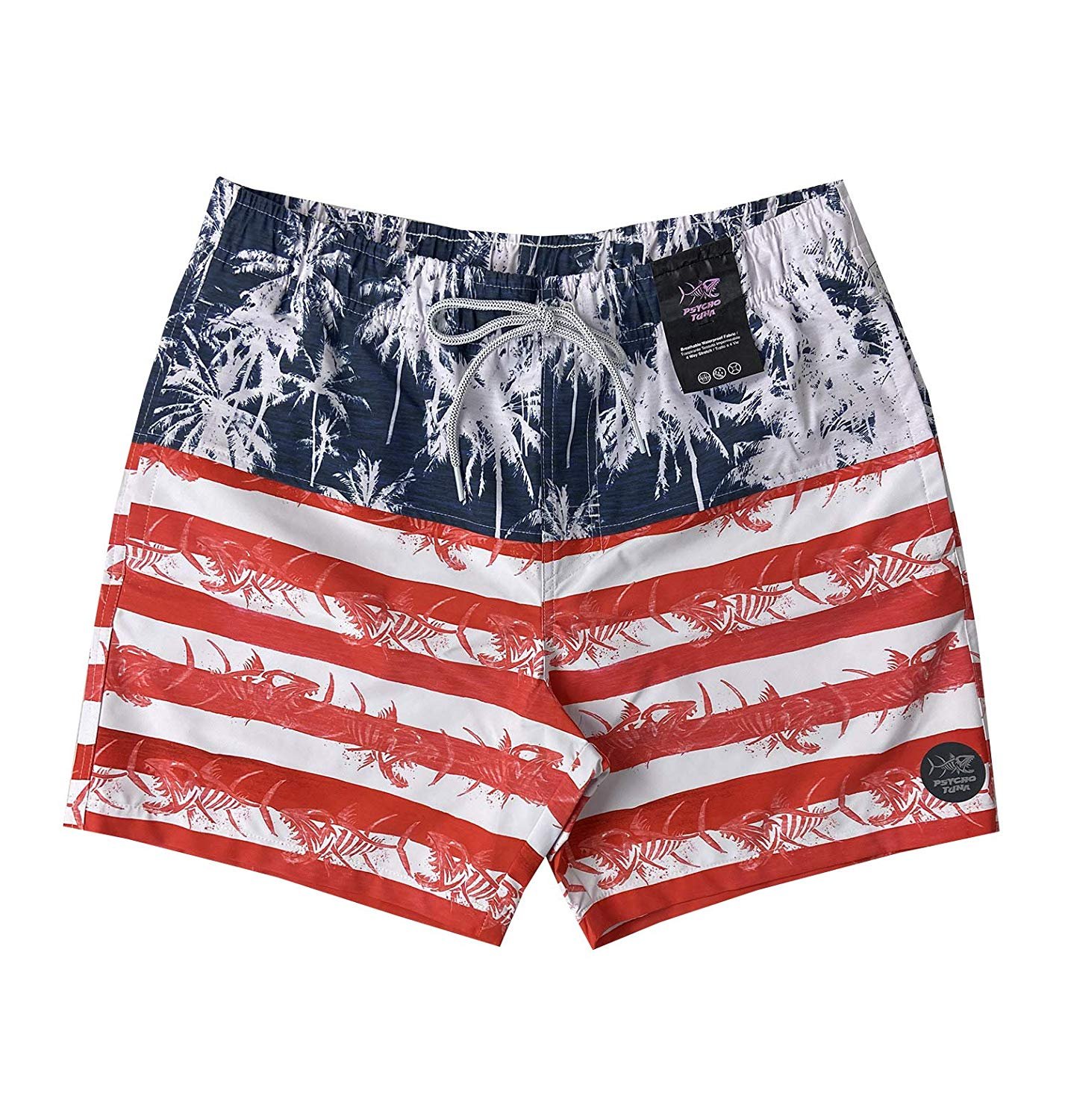 Psycho Tuna Men's Palmtuna Whistler Swim Board Shorts | eBay