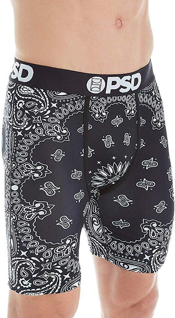 Download PSD Mens Medium Underwear Boxer Briefs - Black Bandana for sale online | eBay