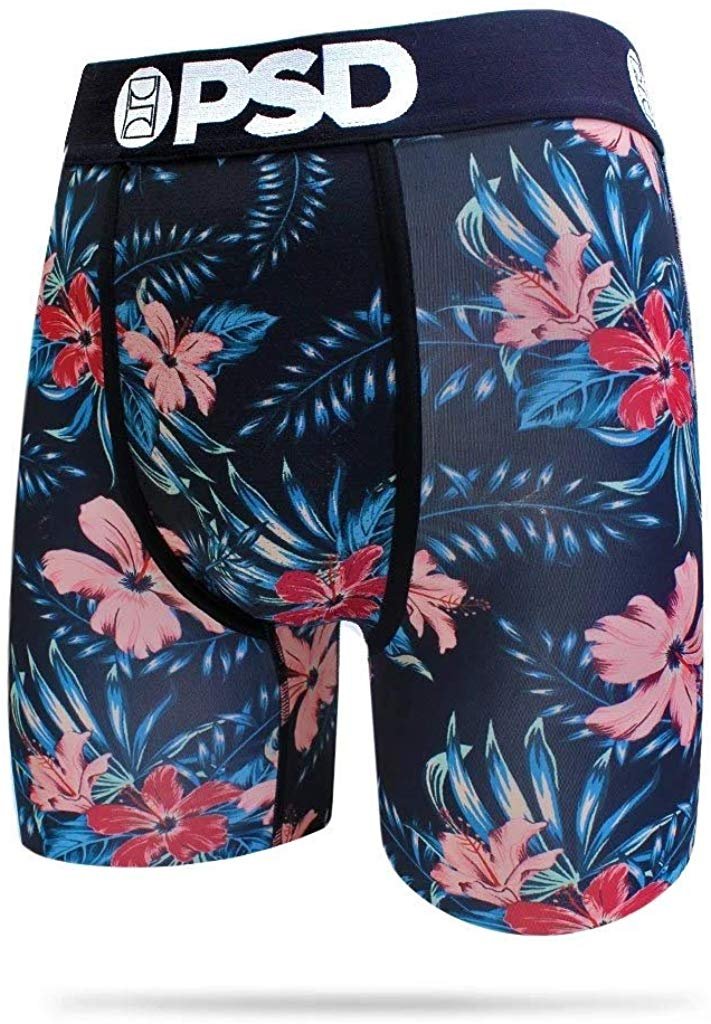 Download PSD Underwear Men's Floral Past Time Boxer Briefs | eBay