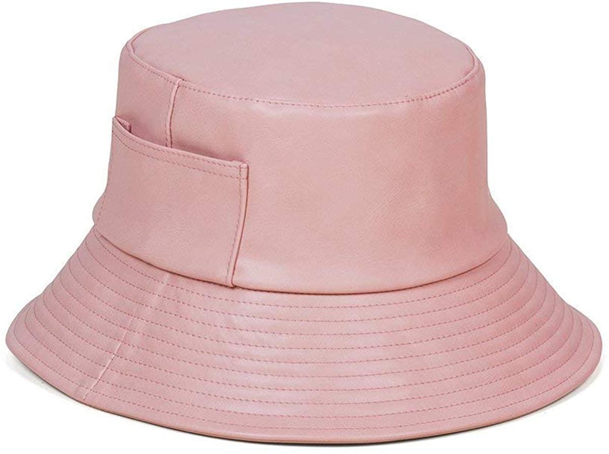 Lack of Color Womens Wave Faux-Leather Bucket Hat 