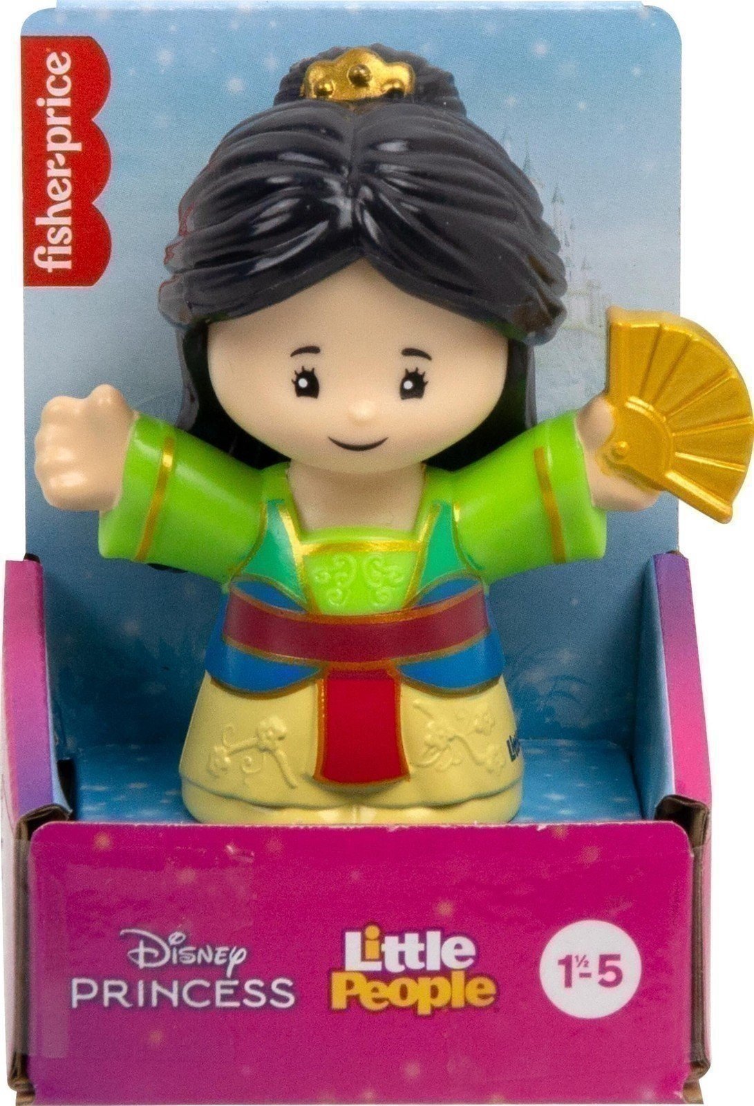 Disney Prinzessin Mulan Little People Einzelfigur Figur Kleinkind Spielzeug für... - Bild 6 von 6