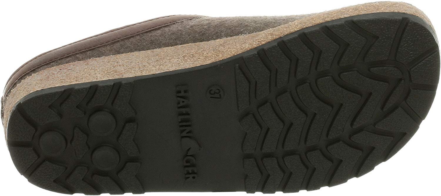 Haflinger Unisex GZL Leather Trim Grizzly Clog - Picture 11 of 11