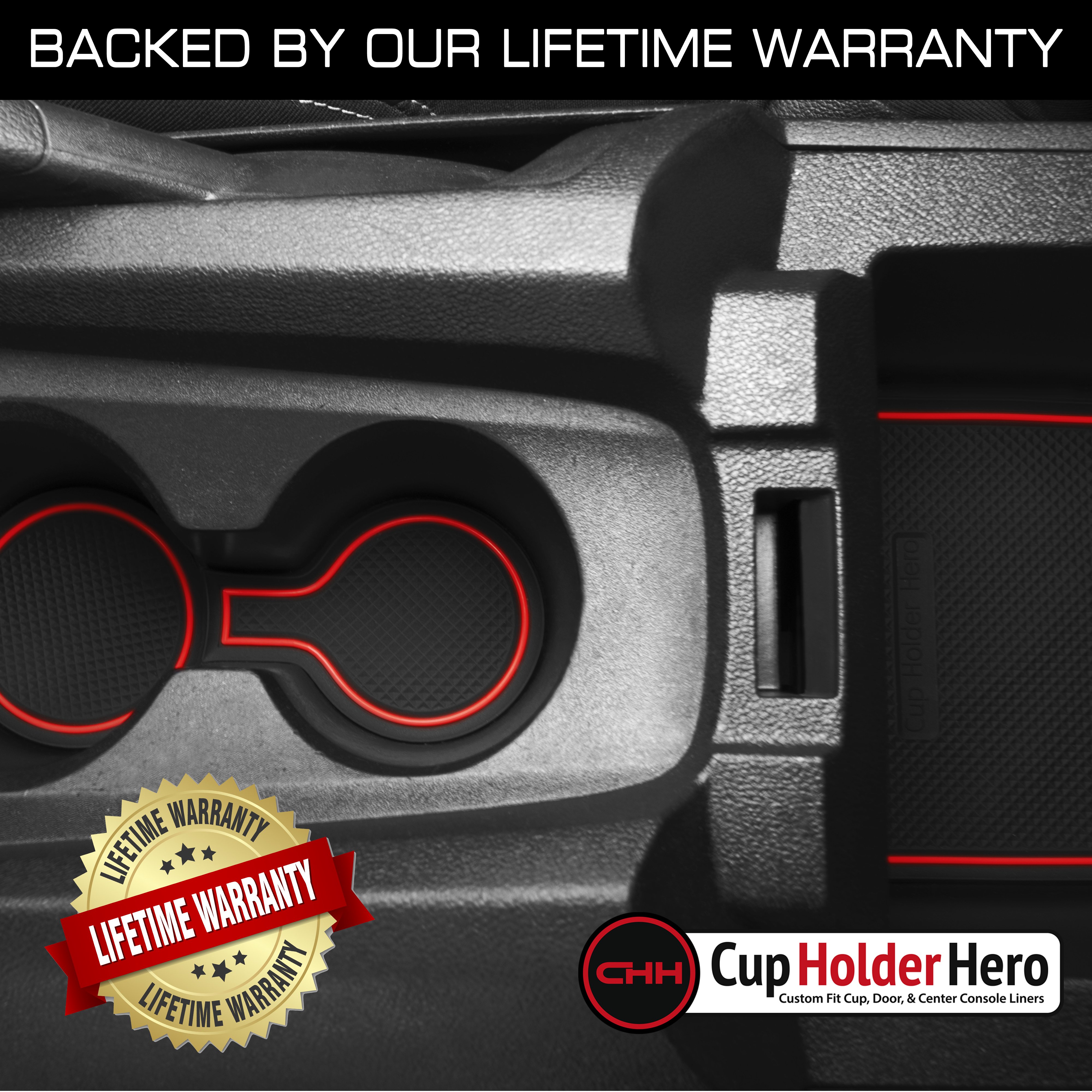 Color:Red Trim:CupHolderHero Chevy Camaro 2010-2015 Liner Accessories