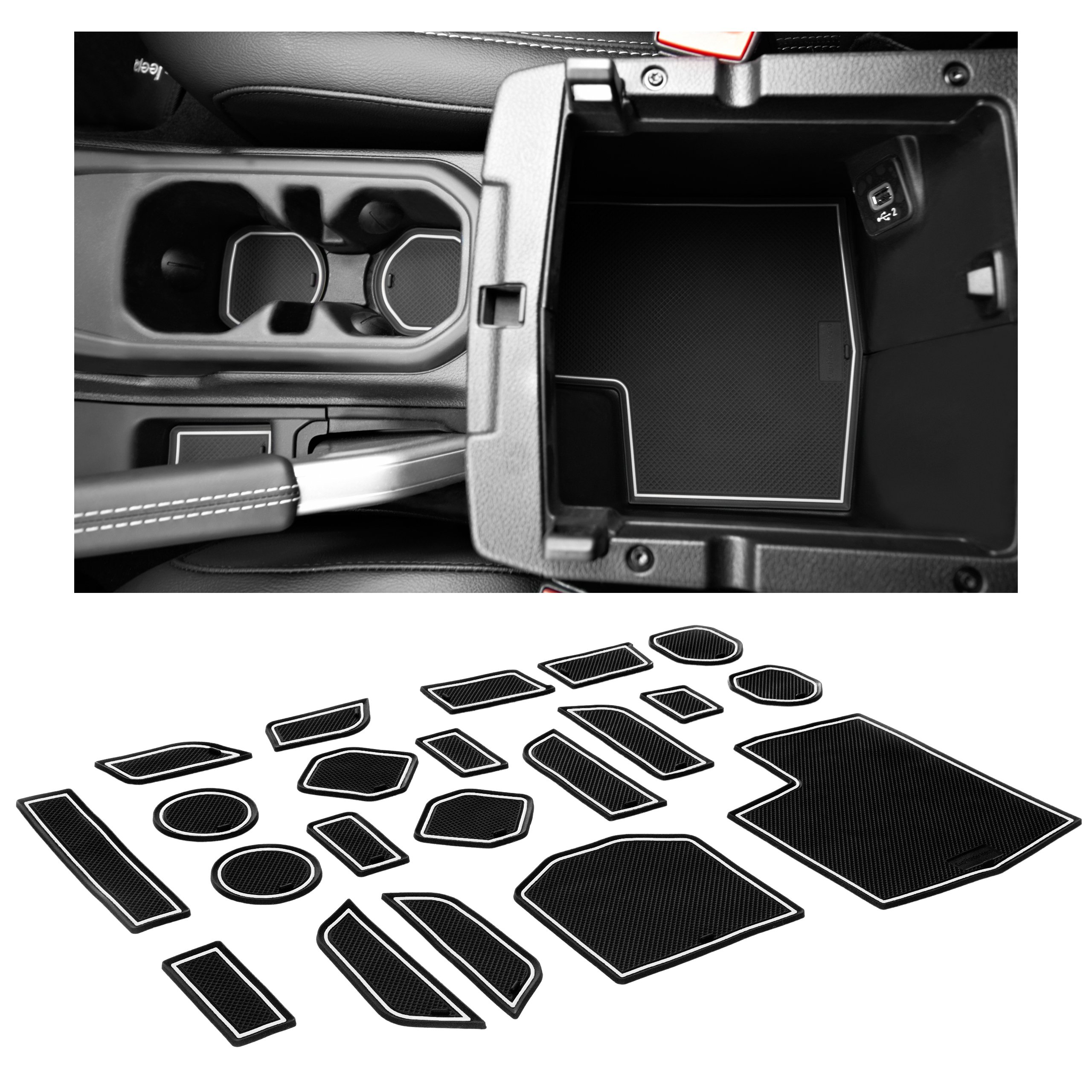 CupHolderHero Jeep Gladiator 2020-2023 Liner Accessories - Foto 25 di 25