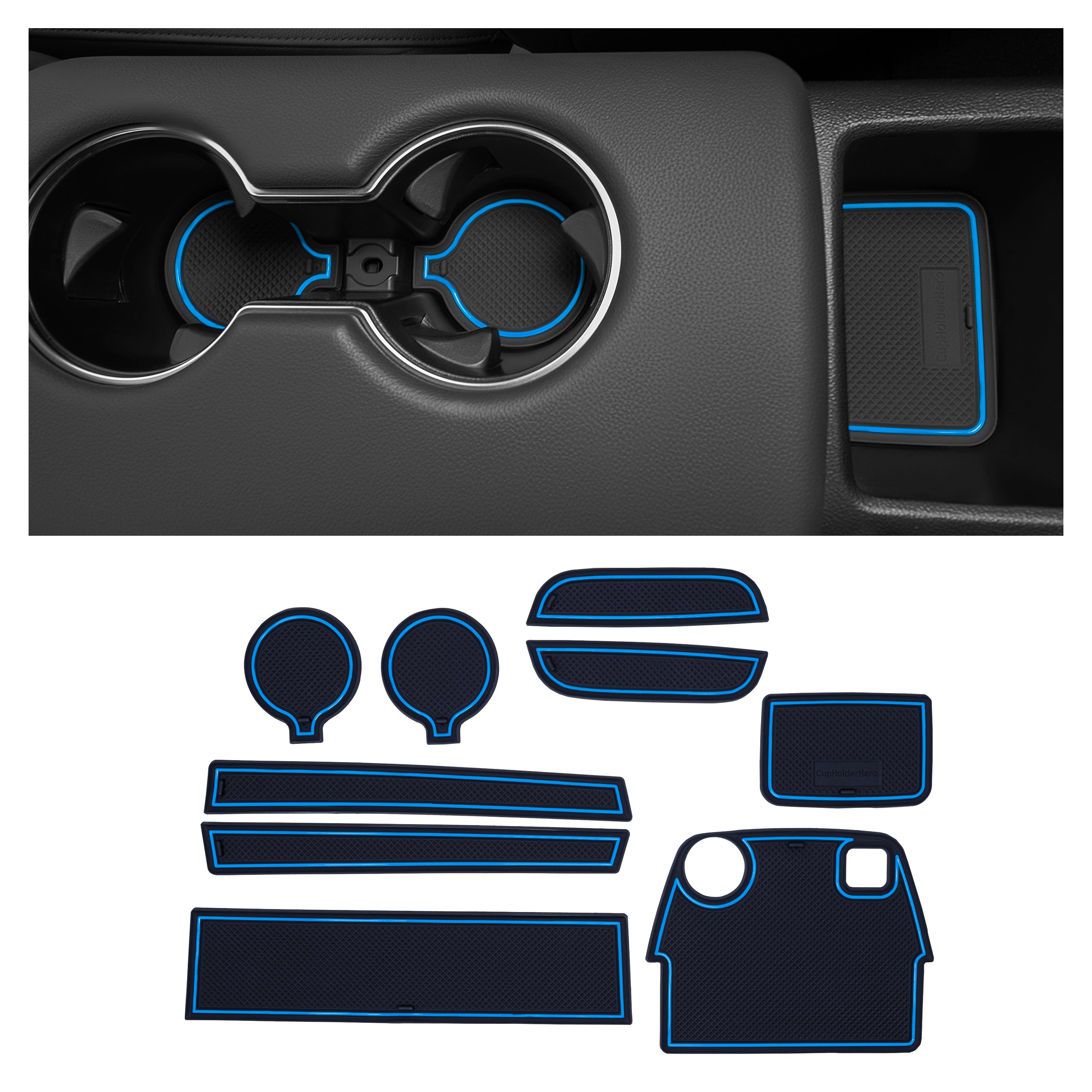 CupHolderHero Toyota Supra 2020-2023 Liner Accessories - Foto 2 di 19