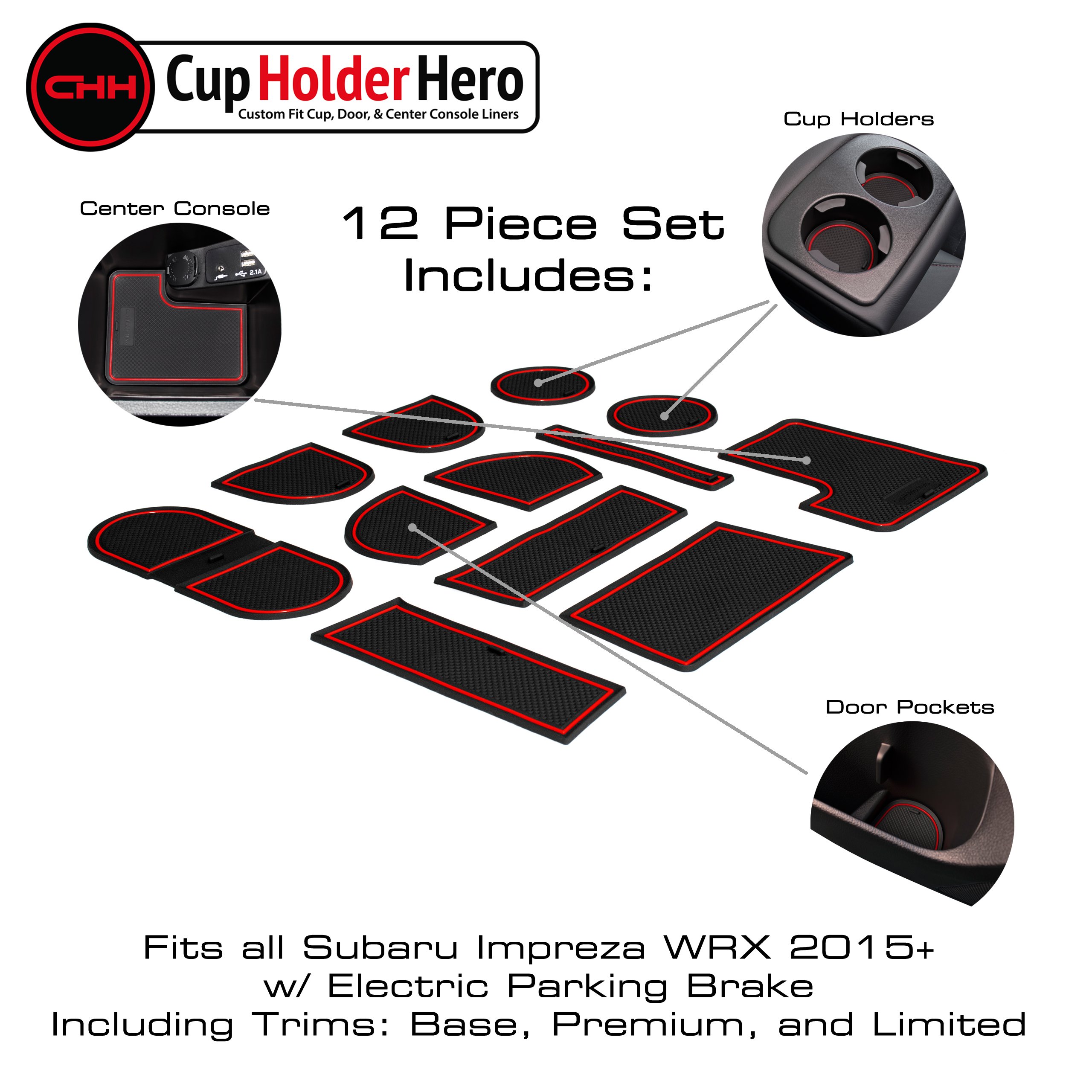 CupHolderHero Subaru WRX 2015-2020 Liner Accessories